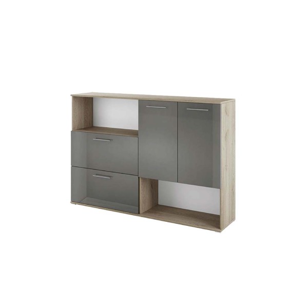 Βιβλιοθήκη  158,5x36x106, Modul 52, Genomax